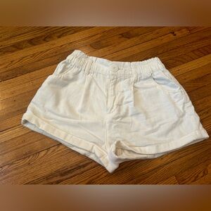 ZARA girls white cotton shorts - Size 9 - perfect condition